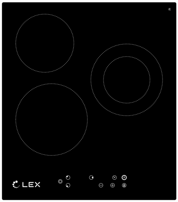 Для спорта и фитнеса 1 - Электрическая варочная панель Lex EVH 431 BL купить