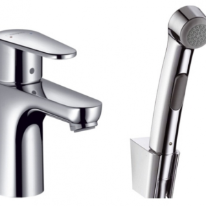 Для спорта и фитнеса 49 - Смеситель для раковины Hansgrohe Talis E 71729000с гигиеническим душем купить