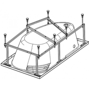 Для спорта и фитнеса 12 - Монтажный комплект для ванны Santek Ибица 150х100 WH112433 купить