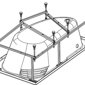 Для спорта и фитнеса 42 - Монтажный комплект для ванны Santek Ибица XL 160х100 WH112427 купить