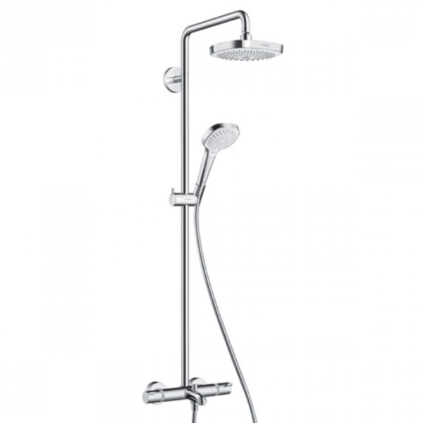 Для спорта и фитнеса 1 - Душевая система Hansgrohe Croma Select E 180 2jet Showerpipe 27352400 купить