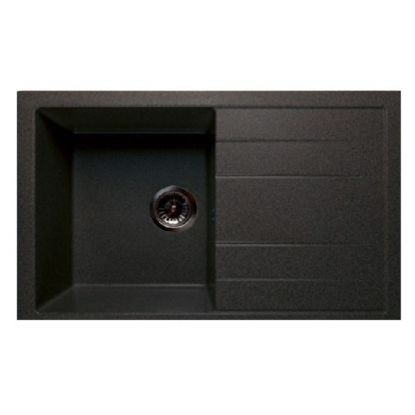 Для спорта и фитнеса 1 - Кухонная мойка GranFest Quadro GF-Q780L черный купить