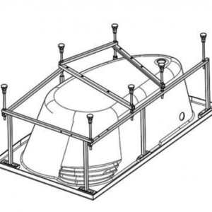 Для спорта и фитнеса 42 - Монтажный комплект для ванны Santek Гоа 150х100 WH112428 купить