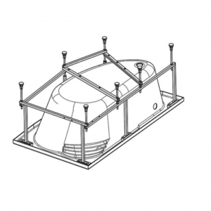 Для спорта и фитнеса 18 - Монтажный комплект для ванны Santek Майорка XL 160х95 WH112429 купить