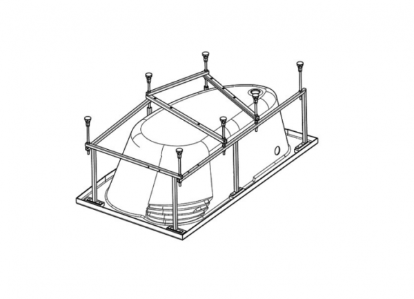 Для спорта и фитнеса 1 - Монтажный комплект для ванны Santek Майорка XL 160х95 WH112429 купить