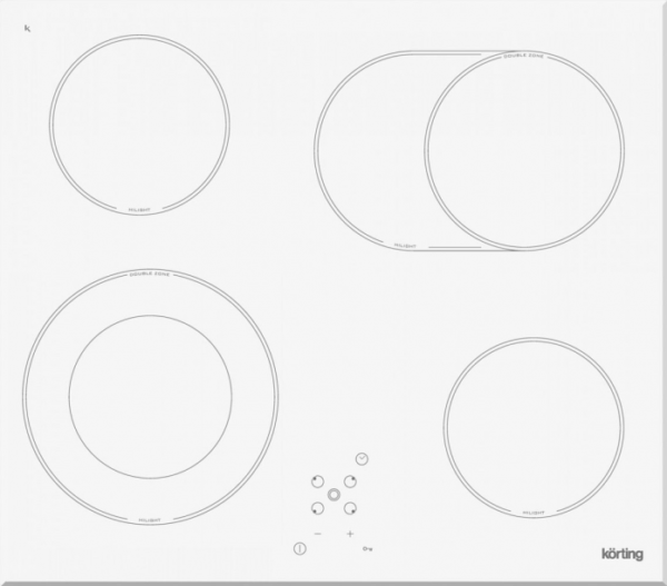Для спорта и фитнеса 1 - Электрическая варочная панель Korting HK 62051 BW купить