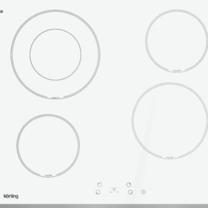 Для спорта и фитнеса 50 - Электрическая варочная панель Korting HK 62001 BW купить