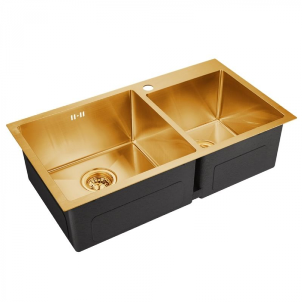 Для спорта и фитнеса 1 - Кухонная мойка Emar EMB-210 PVD Nano Golden купить