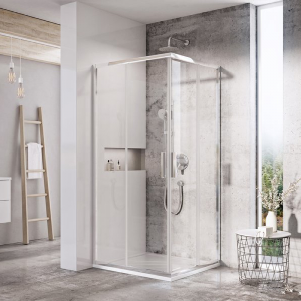 Для спорта и фитнеса 1 - Душевой уголок Ravak Blix Slim BLSRV2-80 X1LM40C00Z1 блестящий профиль/прозрачное стекло купить