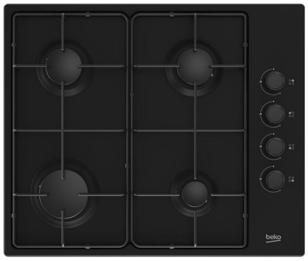 Для спорта и фитнеса 1 - Газовая варочная панель Beko HIGG 64123 SB купить