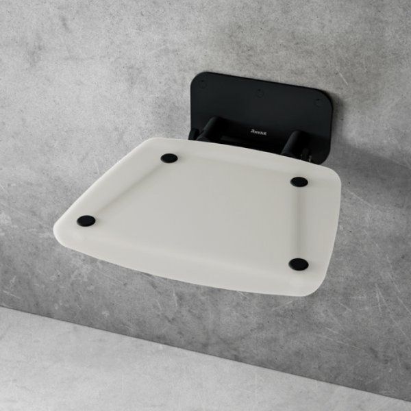 Для спорта и фитнеса 1 - Универсальное сиденье для душа Ravak Ovo B II clear/black B8F0000059 купить