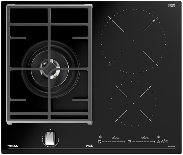 Для спорта и фитнеса 1 - Варочная панель Teka Hybrid JZC 63312 ABN Black купить