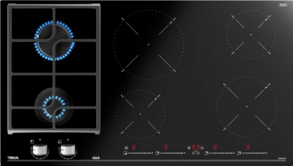 Для спорта и фитнеса 1 - Варочная панель Teka Hybrid JZC 96324 ABN Black купить