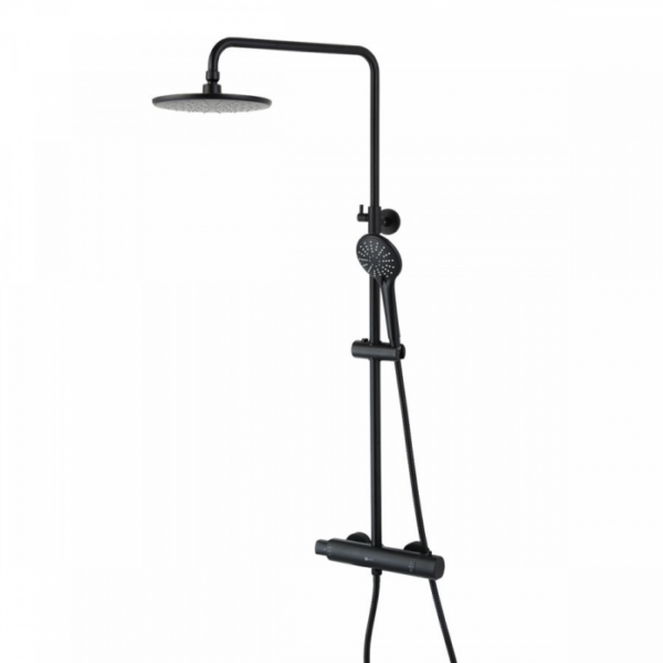 Для спорта и фитнеса 1 - Смеситель для душа термостатический Lemark Bronx LM3770BL черный купить