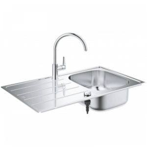 Для спорта и фитнеса 49 - Мойка и смеситель для мойки GROHE K200 45-S 86/50 1.0 31562SD1 купить