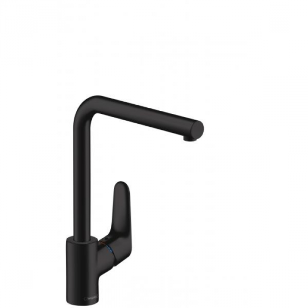 Для спорта и фитнеса 1 - Смеситель для кухни Hansgrohe Focus 31817670 матовый черный купить