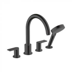 Для спорта и фитнеса 47 - Смеситель на край ванны Hansgrohe Vernis Shape 71459670 черный купить