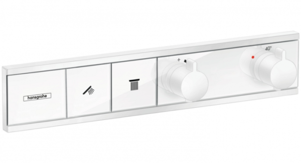 Для спорта и фитнеса 1 - Термостат для ванны Hansgrohe RainSelect 15380700 белый матовый купить
