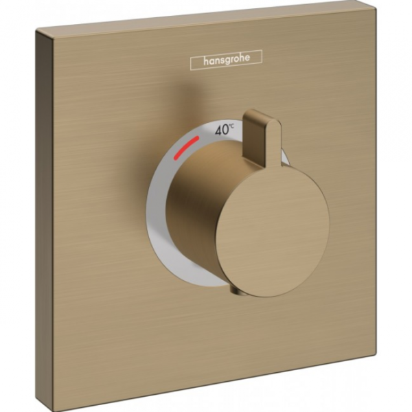 Для спорта и фитнеса 1 - Термостат Hansgrohe Select Highflow 15760140 шлифованная бронза купить