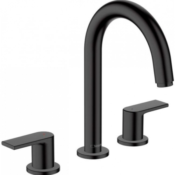 Для спорта и фитнеса 1 - Смеситель для раковины Hansgrohe Vernis Shape 71563670 матовый черный купить