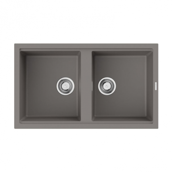 Для спорта и фитнеса 1 - Кухонная мойка Omoikiri Kitagawa 86-2-GR Leningrad grey 4993491 купить