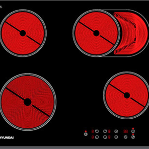 Для спорта и фитнеса 48 - Электрическая варочная панель Hyundai HHE 6680 BG черный купить