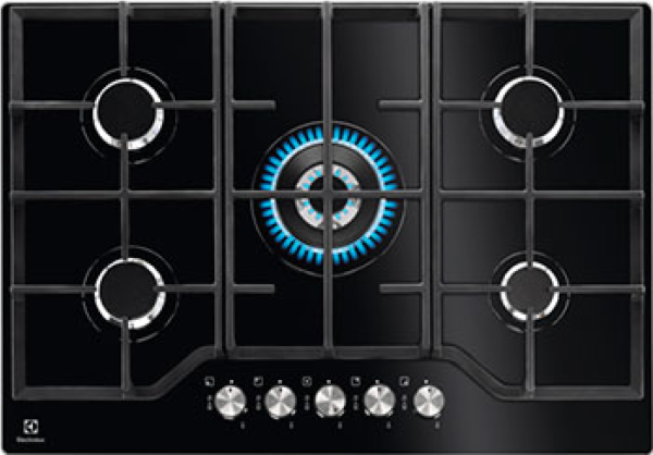 Для спорта и фитнеса 1 - Газовая варочная поверхность Electrolux KGG75362K черный купить