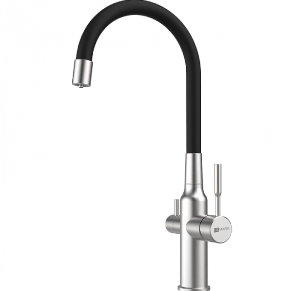Для спорта и фитнеса 1 - Смеситель Lemark Expert LM5083S-Black сталь/черный купить