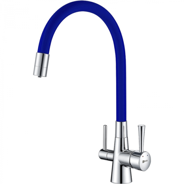 Для спорта и фитнеса 1 - Смеситель Lemark Expert LM3075C-SkyBlue хром/голубой купить