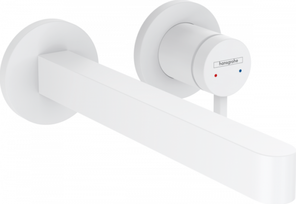 Для спорта и фитнеса 1 - Смеситель для раковины Hansgrohe Finoris 76050700 матовый белый купить