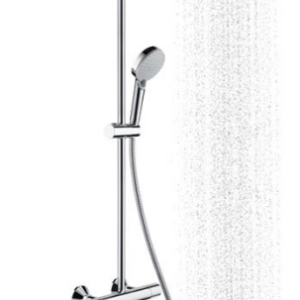 Для спорта и фитнеса 50 - Душевая система с термостатом Hansgrohe Vernis Shape Showerpipe 230 26286000 хром купить