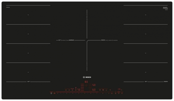 Для спорта и фитнеса 1 - Индукционная варочная поверхность Bosch PXV901DV1E черный купить