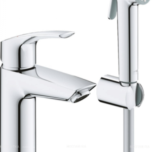 Для спорта и фитнеса 44 - Смеситель для раковины GROHE Eurosmart 23124003 хром купить