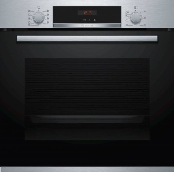 Для спорта и фитнеса 1 - Духовой шкаф электрический Bosch HBA573BS1 нержавеющая сталь/черный купить