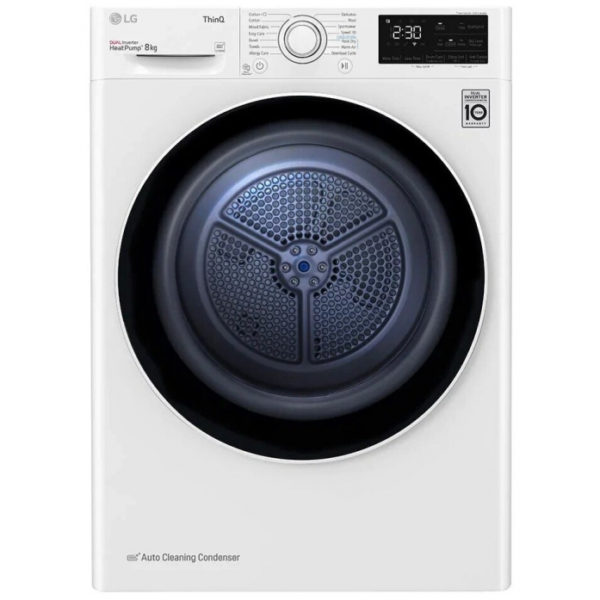 Для спорта и фитнеса 1 - Сушильная машина LG RH80V9AV3N белый купить