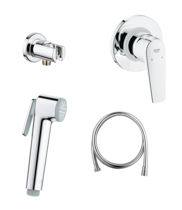 Для спорта и фитнеса 1 - Комплект для гигиенического душа GROHE BauFlow 29328000 хром купить