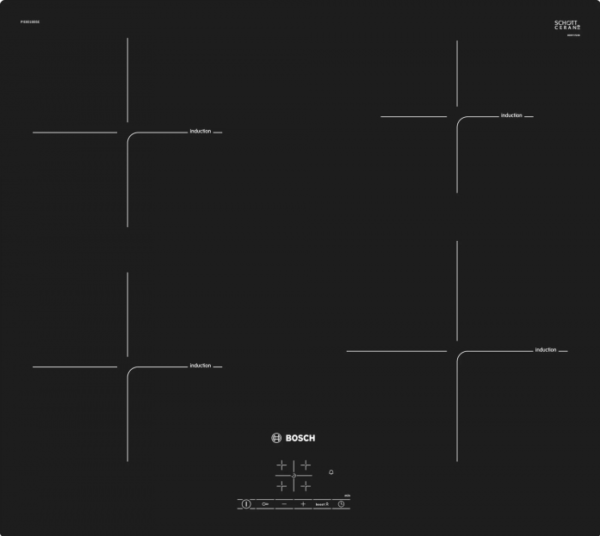 Для спорта и фитнеса 1 - Индукционная варочная поверхность Bosch PIE601BB5E черный купить