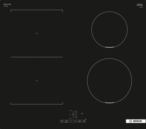Для спорта и фитнеса 1 - Индукционная варочная поверхность Bosch PVS611BB6E черный купить