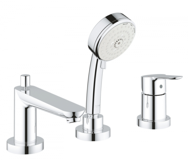 Для спорта и фитнеса 1 - Смеситель на борт ванны GROHE BauEdge 2511700A хром купить