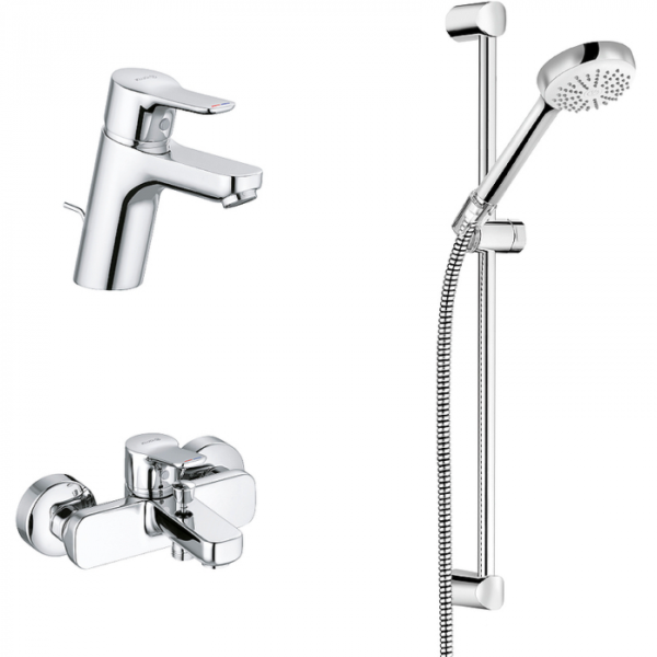 Для спорта и фитнеса 1 - Набор для ванны Kludi Pure&Easy 376850565 хром купить