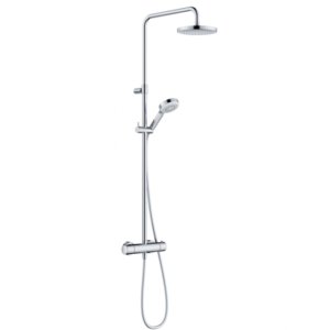 Для спорта и фитнеса 40 - Душевая система с термостатом Kludi DIVE DUAL SHOWER SYSTEM 680790500 хром купить