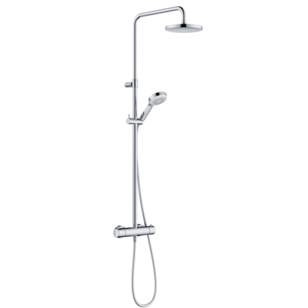 Для спорта и фитнеса 1 - Душевая система с термостатом Kludi DIVE DUAL SHOWER SYSTEM 680790500 хром купить