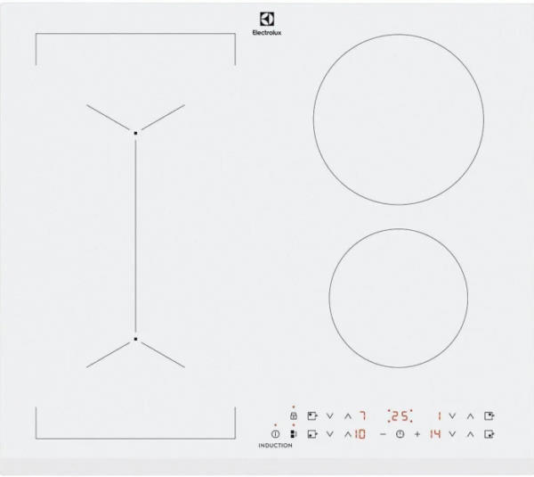 Для спорта и фитнеса 1 - Индукционная варочная поверхность Electrolux LIV63431BW белый купить