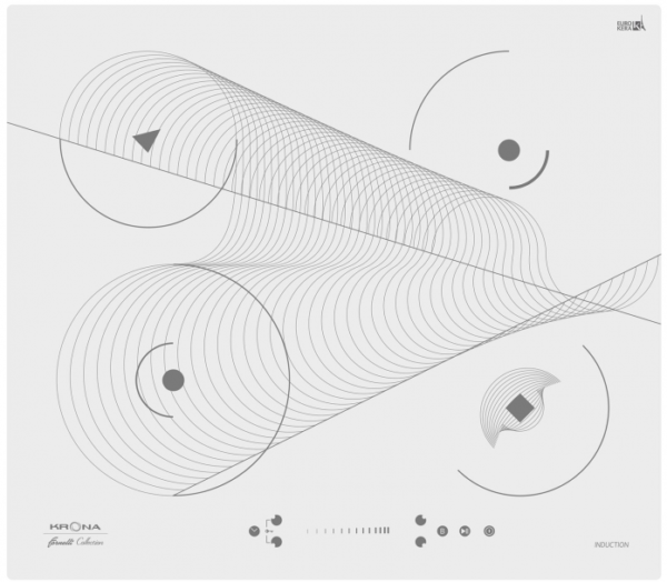 Для спорта и фитнеса 1 - Индукционная варочная поверхность Krona MERIDIANA 60 WH купить