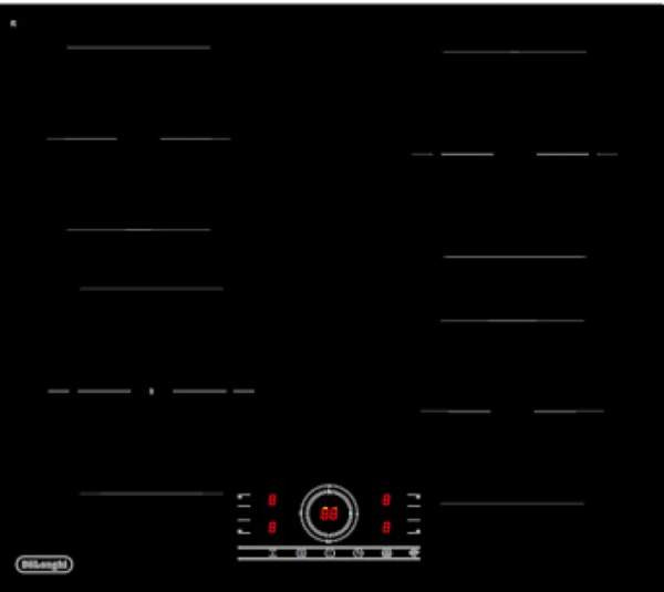 Для спорта и фитнеса 1 - Индукционная варочная панель DeLonghi ELETTRA 1B0P CR купить