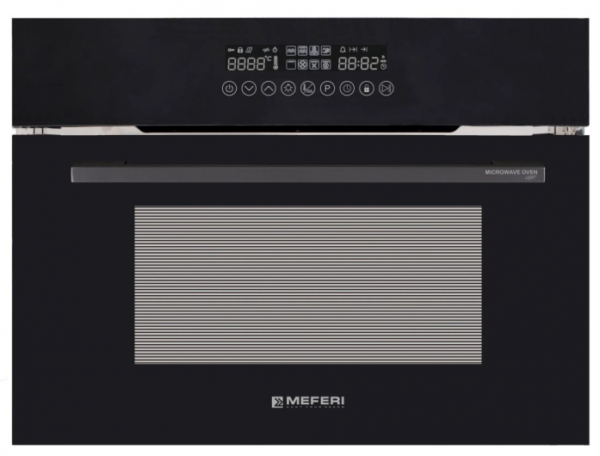 Для спорта и фитнеса 1 - Электрический духовой шкаф Meferi MEO608BK MICROWAVE купить