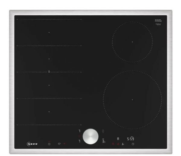 Для спорта и фитнеса 1 - Индукционная варочная поверхность Neff T66STE4L0 черный/нержавеющая сталь купить