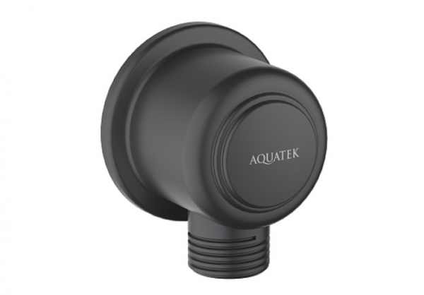 Для спорта и фитнеса 1 - Шланговое подсоединение AQUATEK Классик AQ2461MB матовый черный купить
