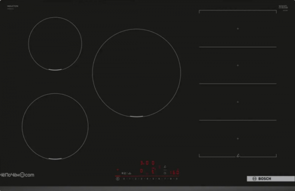 Для спорта и фитнеса 1 - Индукционная варочная поверхность Bosch Serie 6 PXV831HC1E черный купить